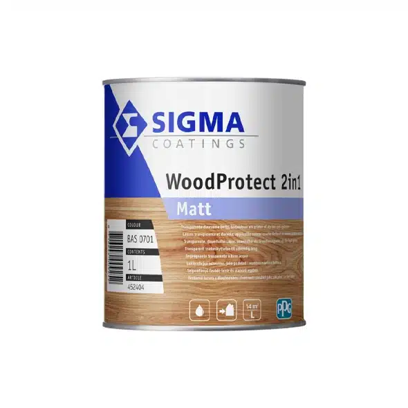 Sigma WoodProtect 2 in 1 Matt 1 liter
