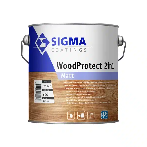 Sigma WoodProtect 2 in 1 Matt 2,5 liter