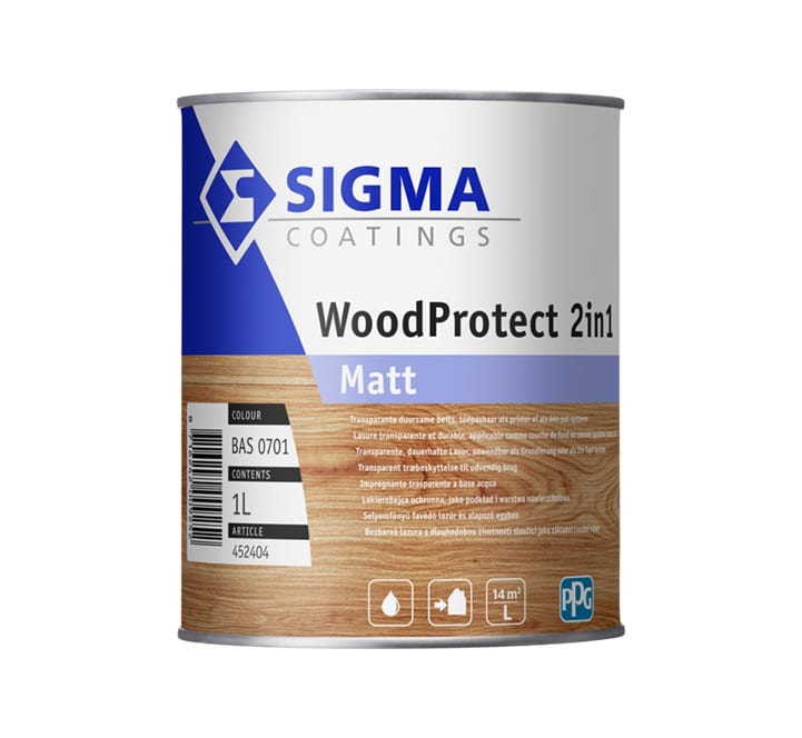 Zo snel als een flits servet Eerlijk Sigma WoodProtect 2 in 1 Matt | Extra voordelig - Verfplaza