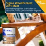 Sigma WoodProtect 2in1 Matt voor hout