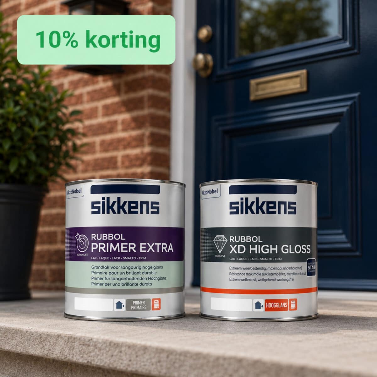Sikkens Rubbol XD High Gloss Combi Voor Deur