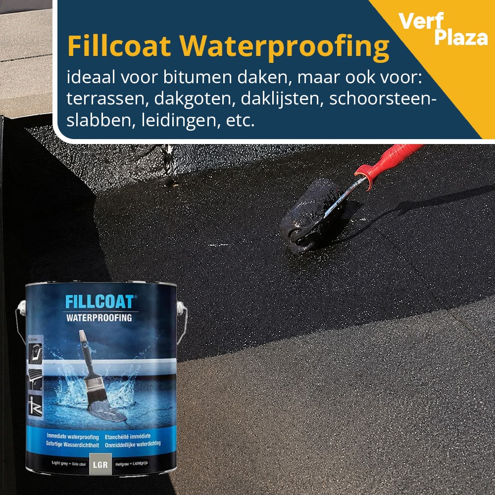 Fillcoat Waterproofing ideaal voor het dak