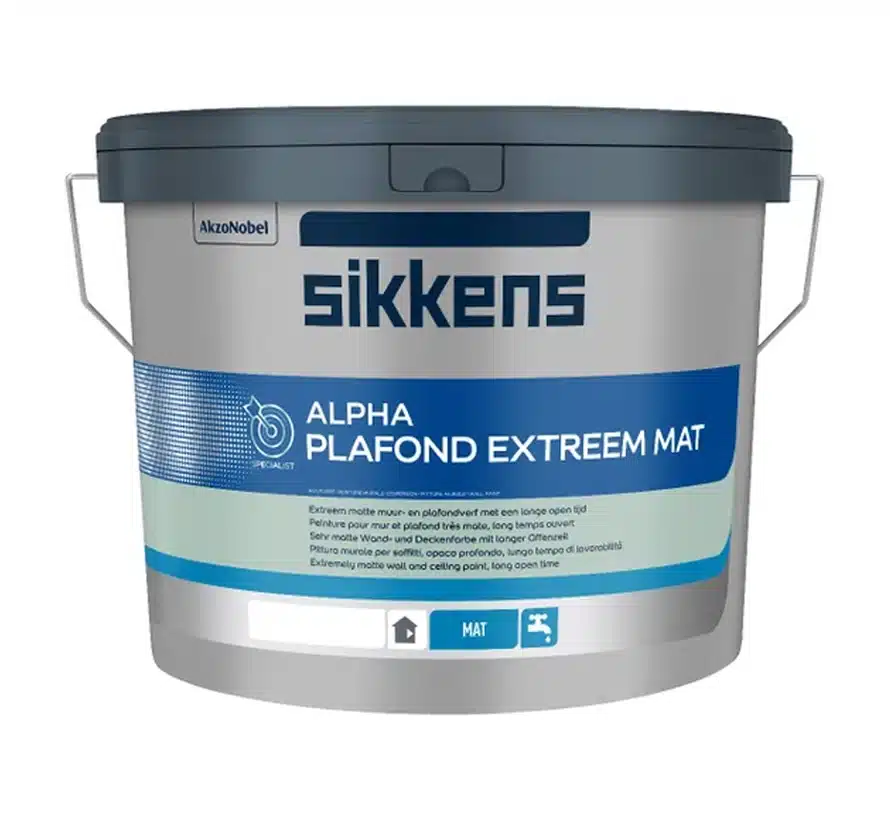 Sikkens Alpha Plafond Extreem Mat 10 liter nieuw