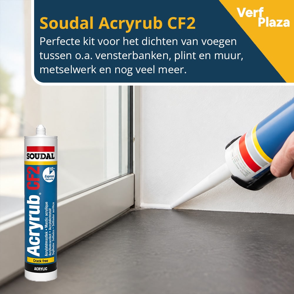 Soudal Acryrub CF2 perfecte kit