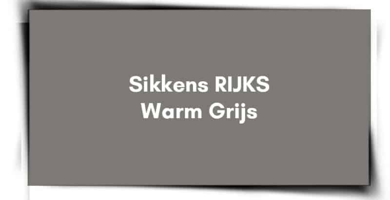 Sikkens Rijks Warm Grijs