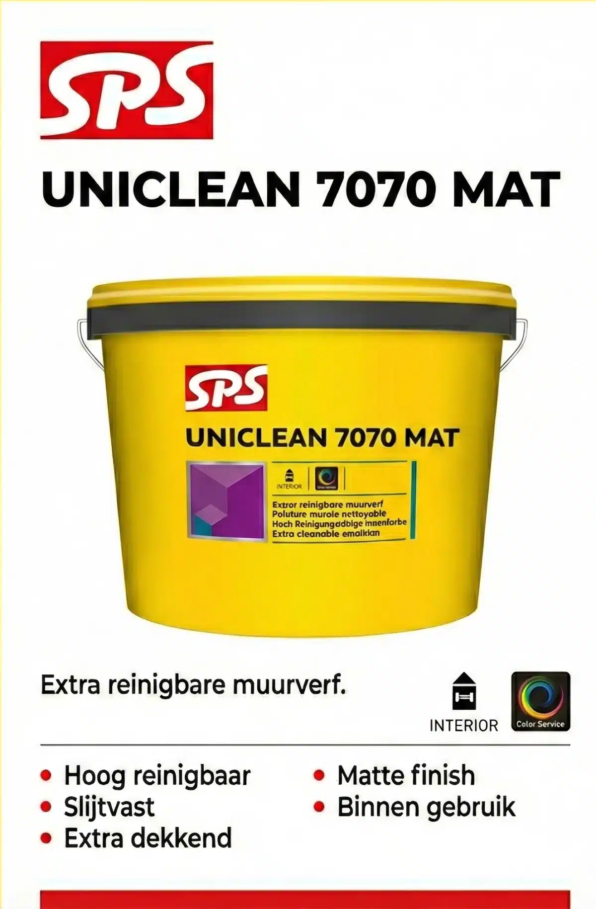 SPS Uniclean 7070 Mat productiefoto