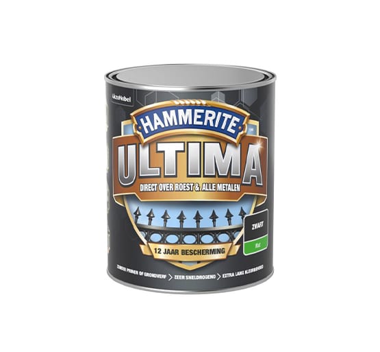 Hammerite Metaallak Ultima Mat is metaalverf voor buiten