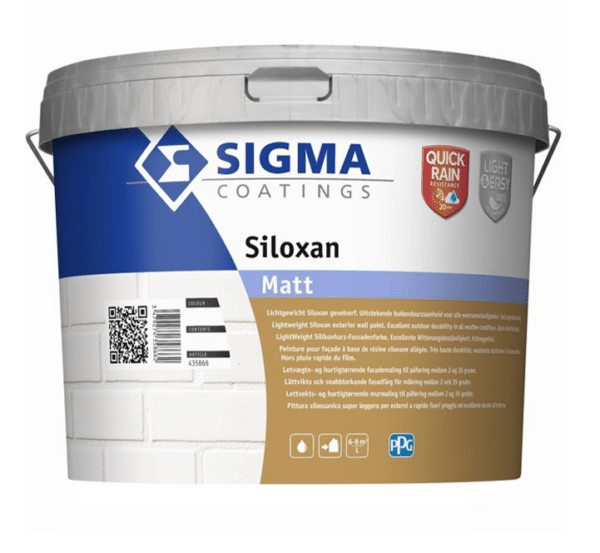 Sigma Siloxan Matt buiten muurverf van Sigma