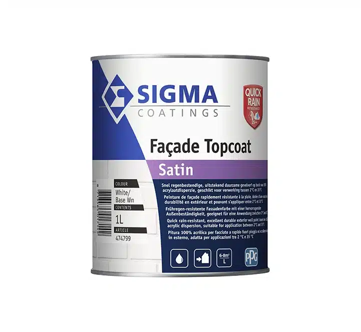 Sigma Facade Topcoat Satin 1 liter WN