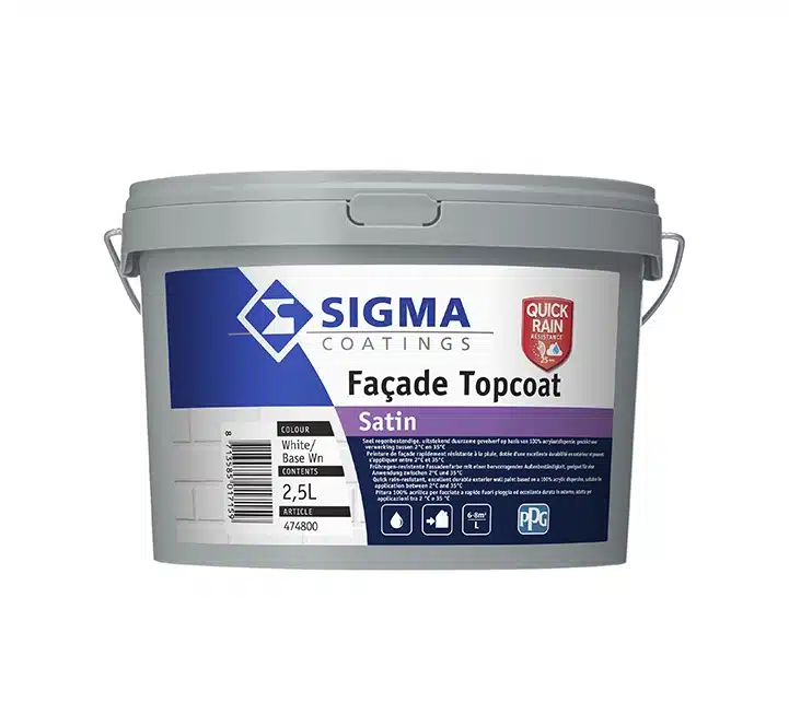 Sigma Facade Topcoat Satin 2,5 liter WN