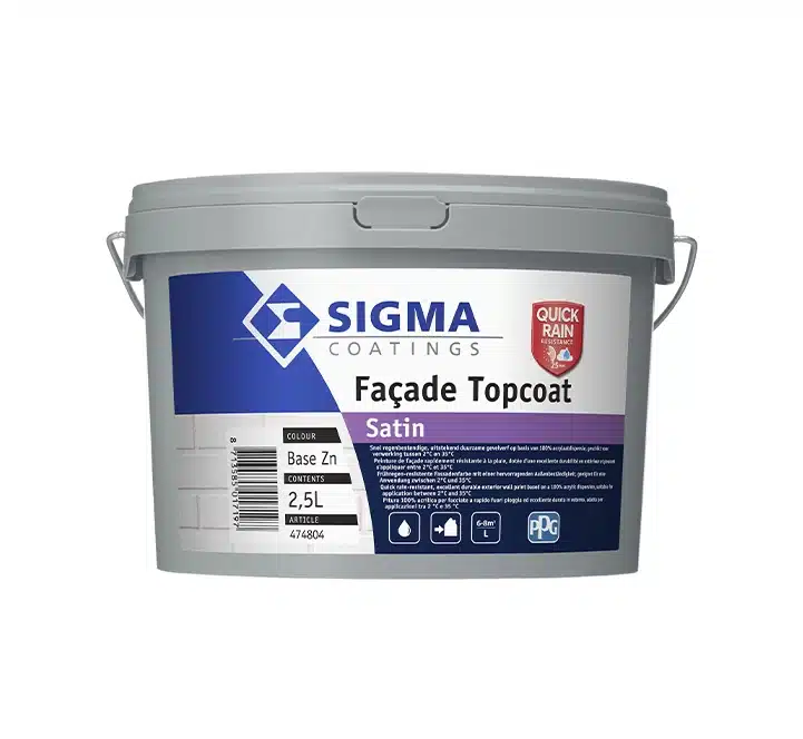 Sigma Facade Topcoat Satin 2,5 liter ZN