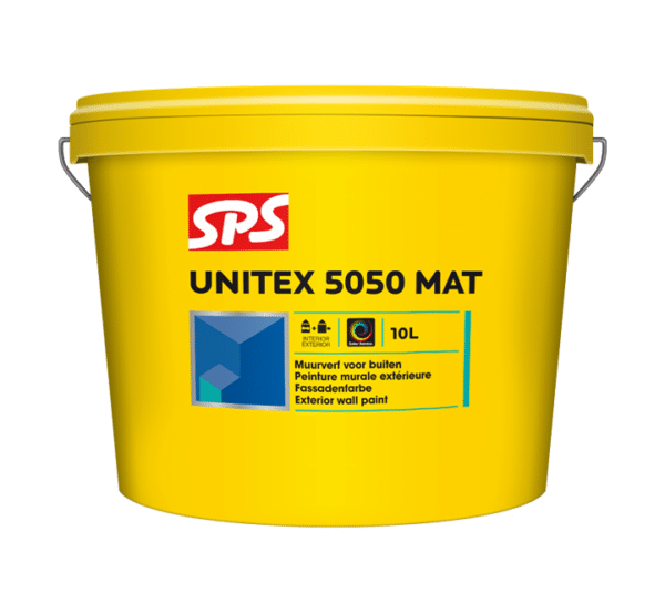 SPS Unitex 5050 Mat is een buitenmuurverf van SPS