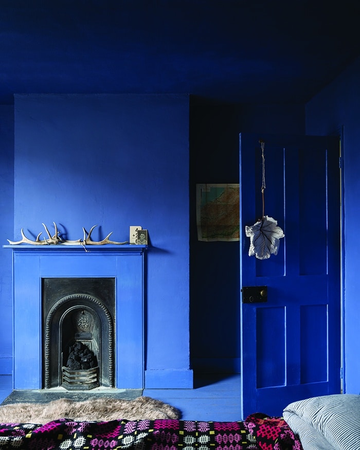 Farrow and Ball Pitch Blue voorbeeld