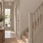 Gang en trap in Farrow and Ball Elephant’s Breath No. 229