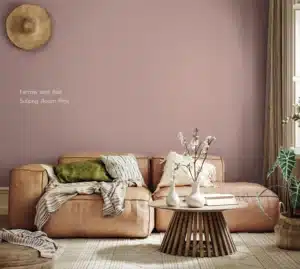 Sulking Room Pink voorbeeld foto op de muur