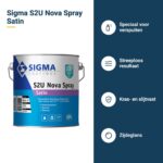 sigma s2u nova spray satin kenmerken