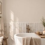 Badkamer met badkuip in Subtle Greige