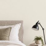 Bedframe met muur in Gentle Greige