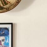 Muur met kunst in Delicate Sand