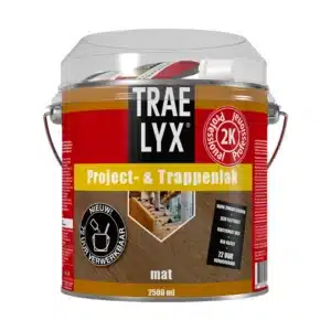Trae Lyx Project & Trappenlak mat 2,5 liter