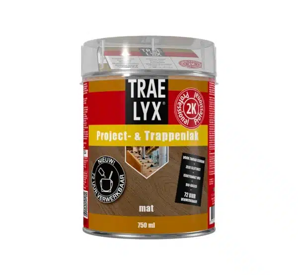Trae Lyx Project & Trappenlak mat 750 ml