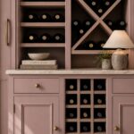 Wijnkelder kast in Mild Plum