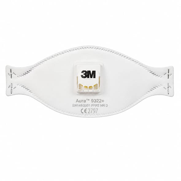 3M Aura 9322+ Stofmasker FFP2+Ventiel