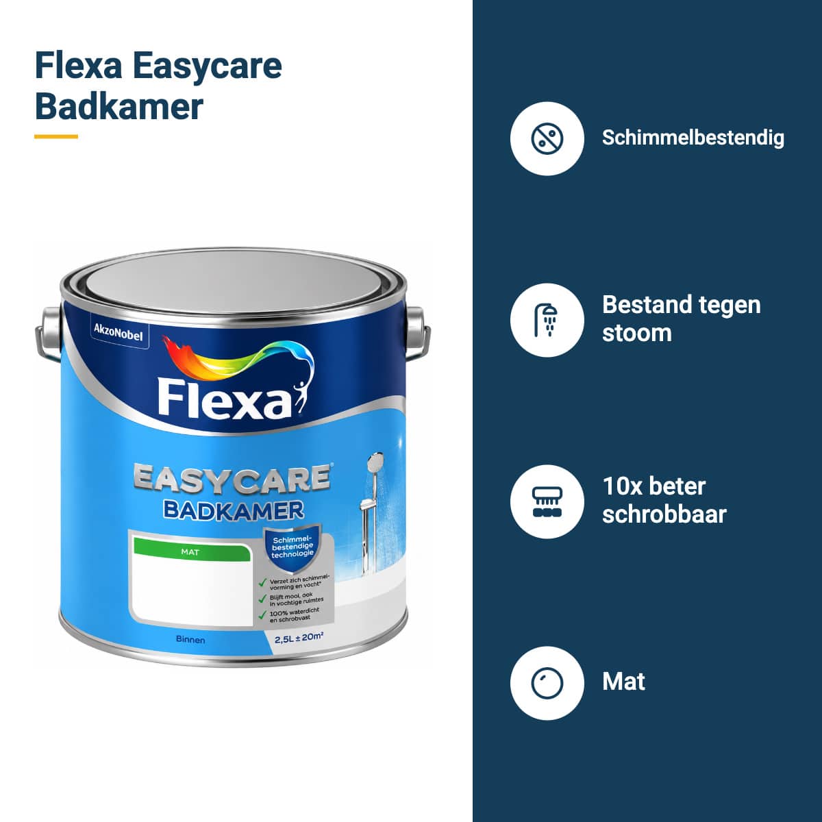 flexa easycare badkamer kenmerken