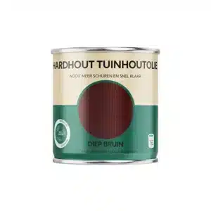 Hardhout Tuinhoutolie Diep bruin 0,75 liter