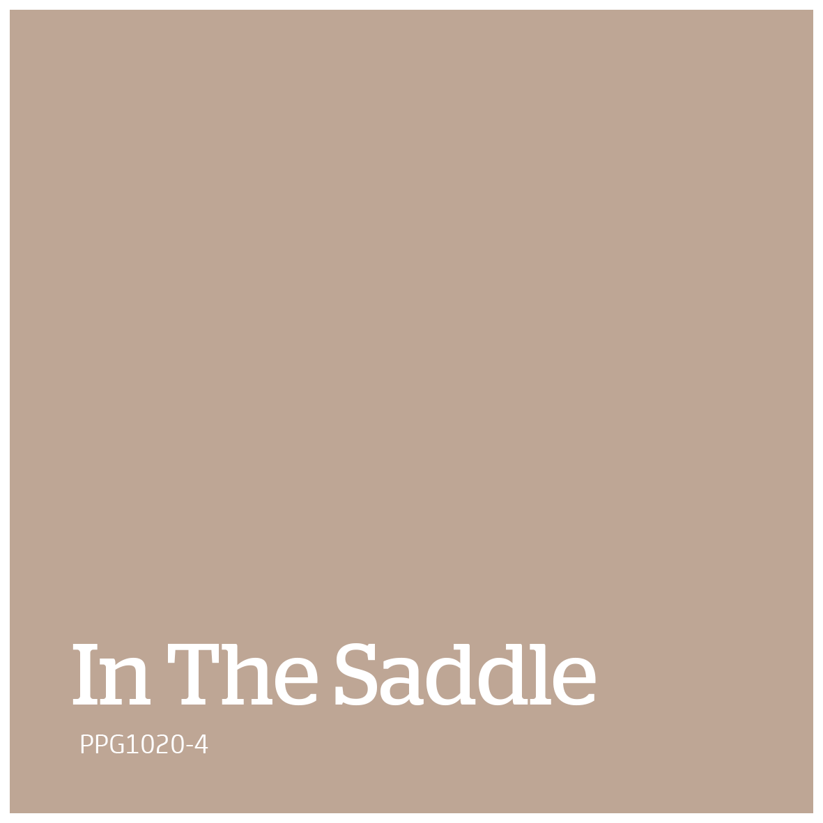 In The Saddle – PPG1020 4