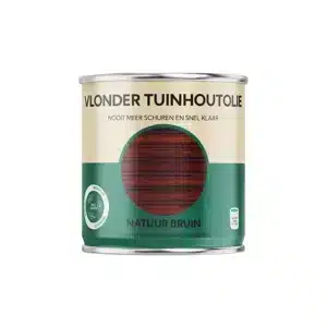 Vlonder Tuinhoutolie Natuur bruin 0,75 liter