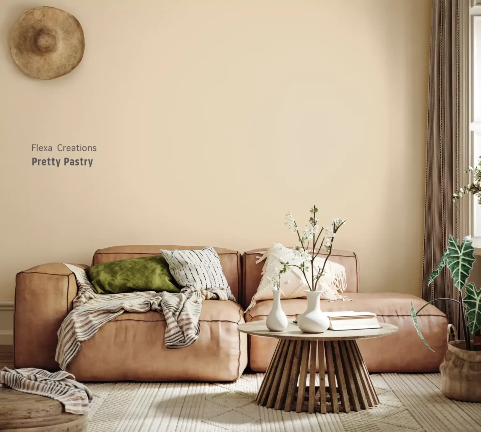 Pretty Pastry flexa voorbeeld muurverf