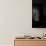Tv meubel met muur in Sandy Beach