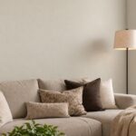 Woonkamer met muur in Sandy Beach