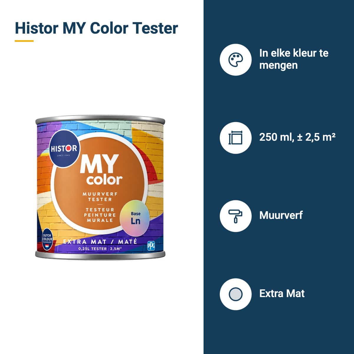 histor my color tester kenmerken