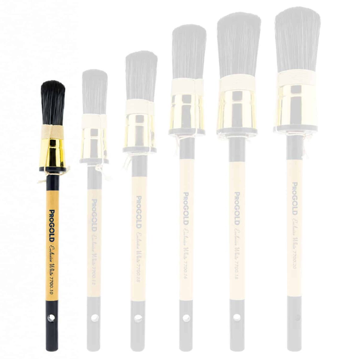 ProGold Patentpuntkwast Exclusive White 7700 nieuw maat 10