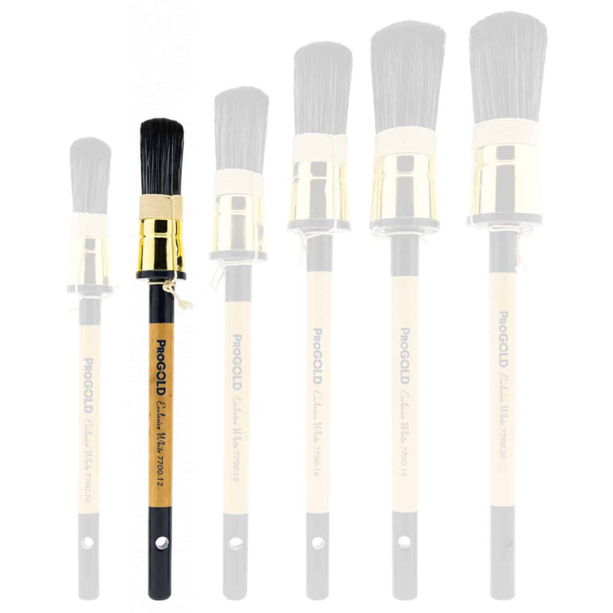 ProGold Patentpuntkwast Exclusive White 7700 nieuw maat 12