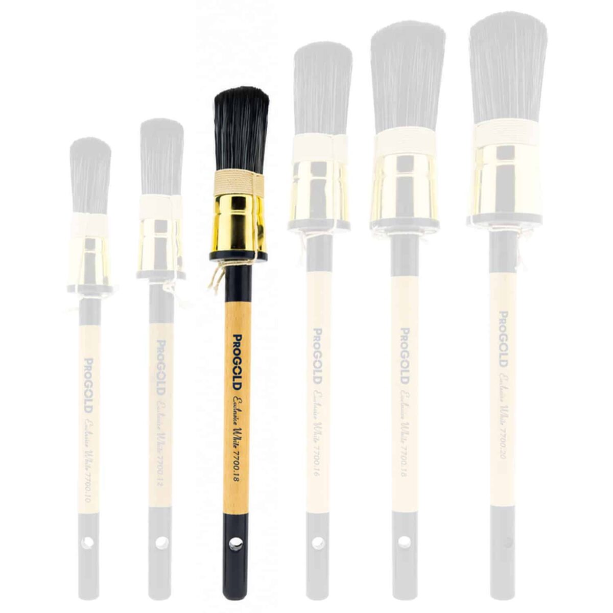 ProGold Patentpuntkwast Exclusive White 7700 nieuw maat 14
