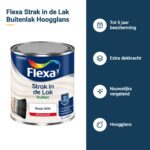 flexa strak in de lak buitenlak hoogglans kenmerken