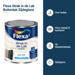 flexa strak in de lak buitenlak zijdeglans kenmerken