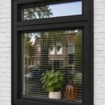 Buitenkozijn in RAL 9005 Gitzwart