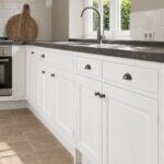 Keuken in kleur RAL 9003 Signaalwit