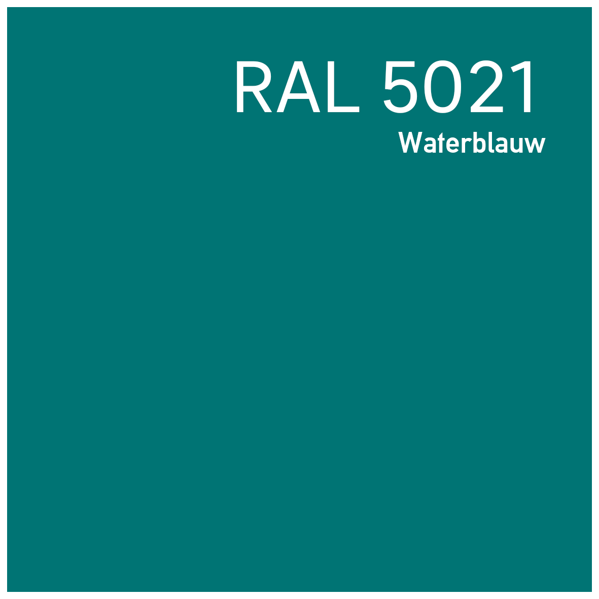 RAL 5021 Waterblauw - Verfplaza