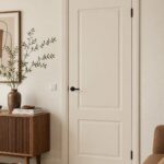 Binnendeur in RAL 9001 Cremewit