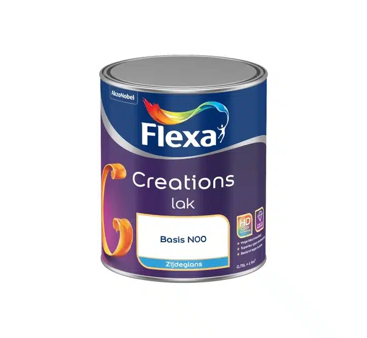 Flexa Creations Lak Zijdeglans donkere kleur 750 ml