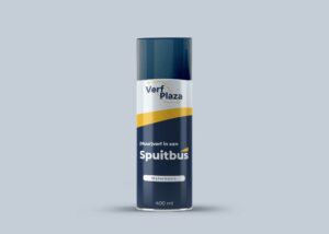 muurverf en lakverf in een spuitbus