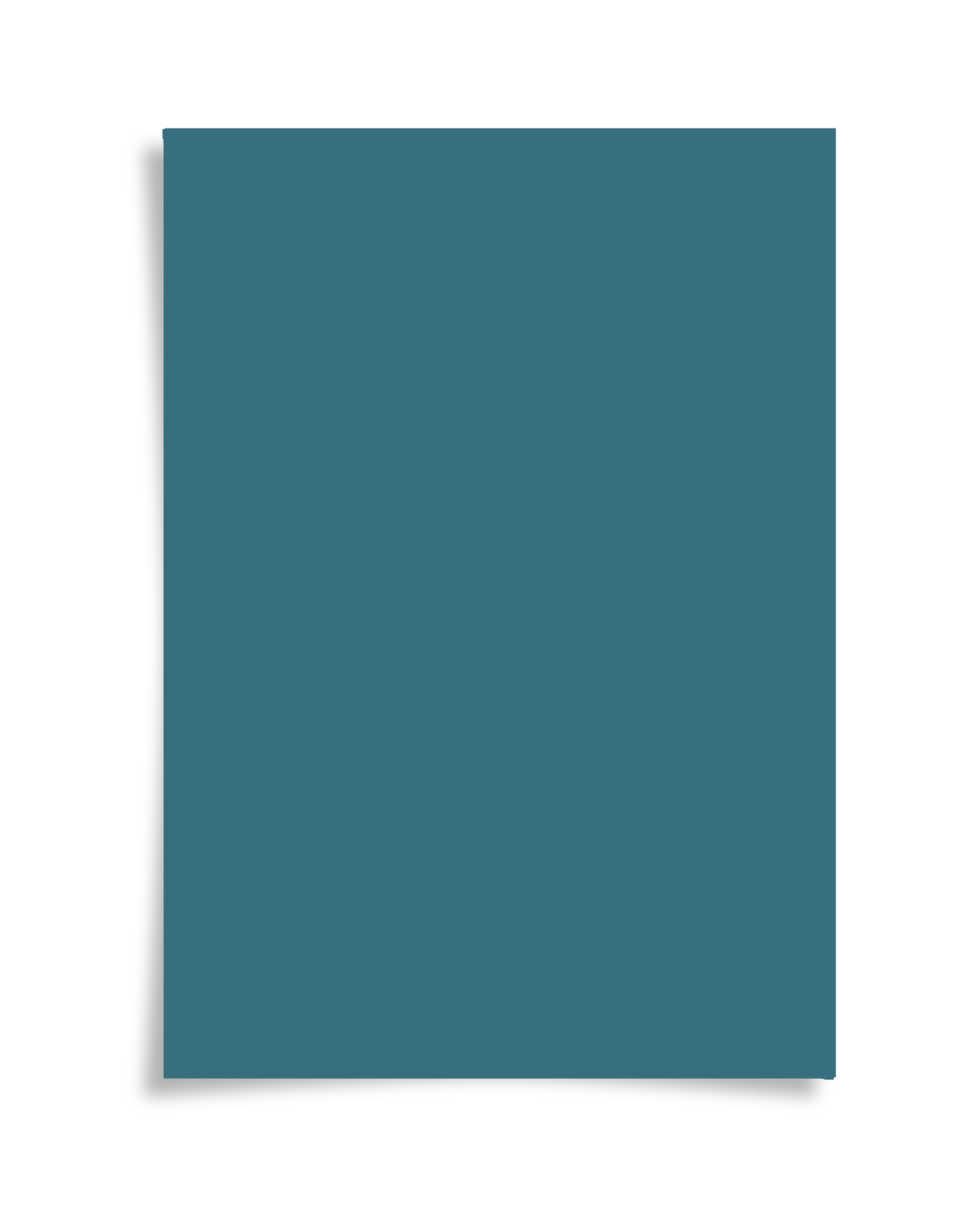 Full Aqua kleurstaal A4