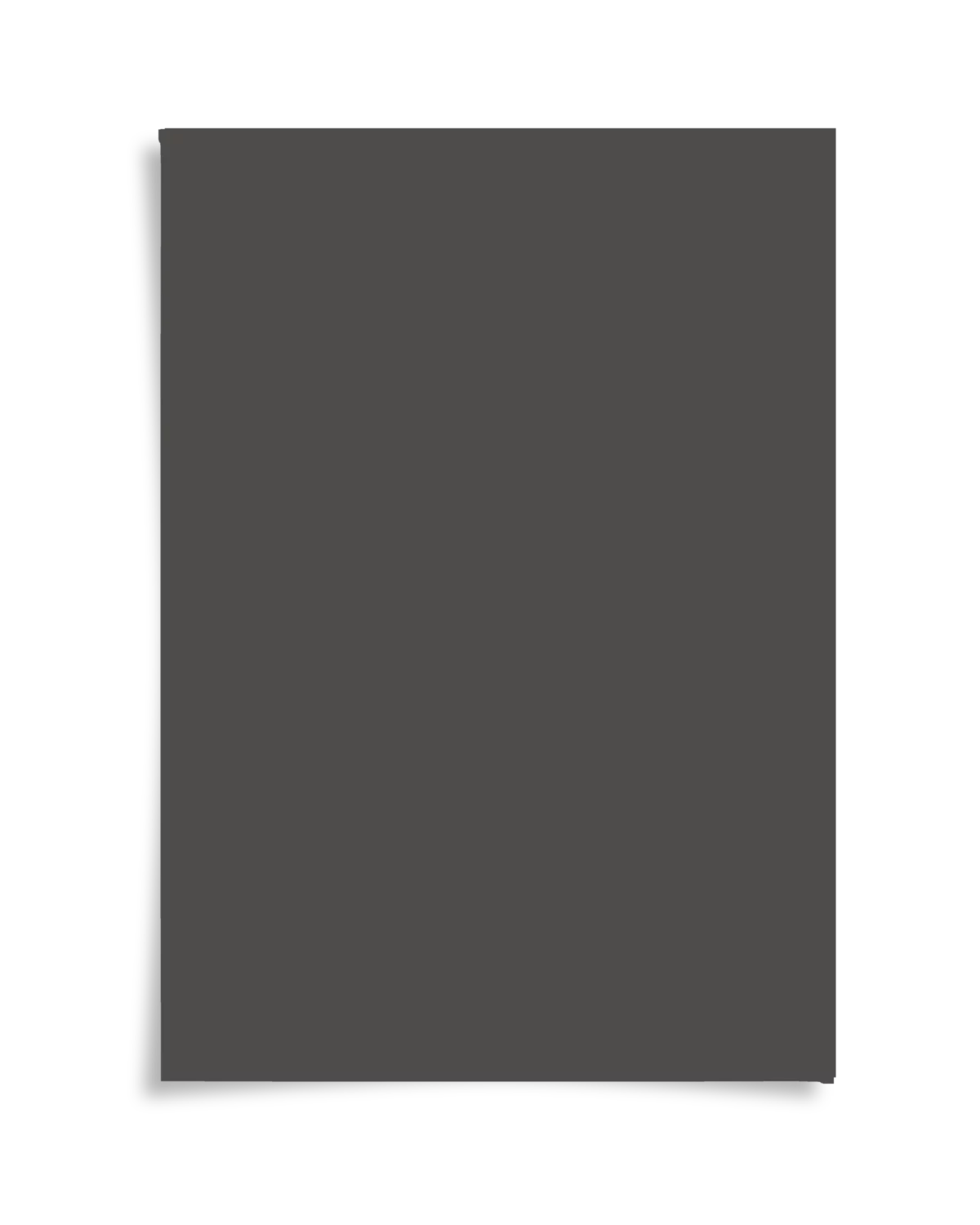 Full Grey kleurstaal A4