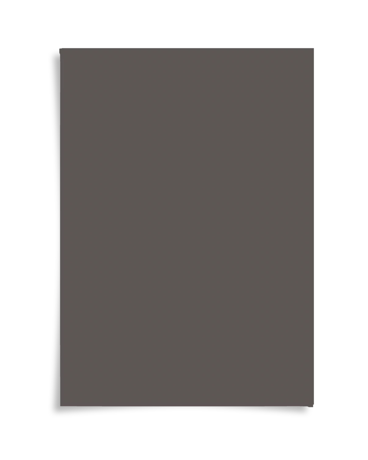 Full Taupe kleurstaal A4