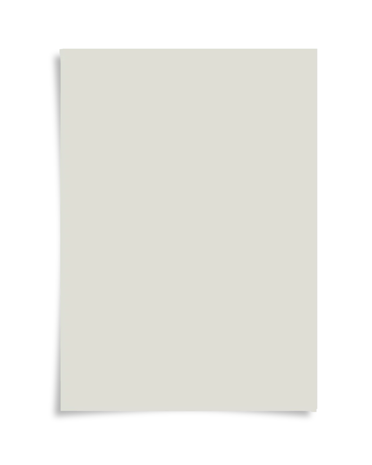Gentle Grey kleurstaal A4